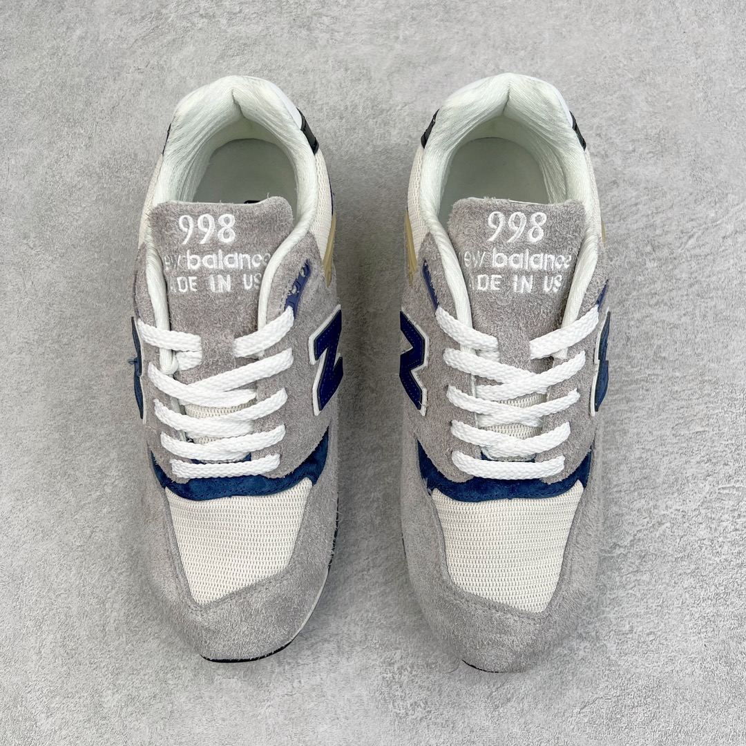 图片[2]-＃K版纯原 New Balance M998 Made in USA NB新百伦高端美产血统系列经典复古休闲运动慢跑鞋 NB998 诞生于 1993 年，作为第一双使用 ABZORB 缓冲材料的鞋款，一经发售就受到大量消费者的热烈追捧，如今已经成为了历久不衰的经典代表鞋款之一。原楦原数据开发版型 以优质面料制成鞋面结构。鞋面采用经典网眼布材质，辅以绒面革覆盖，带来更加清爽舒适的穿着体验。鞋舌上标记的 \\\”998\\\” 字样增强鞋款辨识度的同时，为鞋款注入更多动人细节。鞋款采用 ABZORB 缓冲材料的中底，通过缓冲和压缩阻力相结合来吸收冲击，稳定性高，不易打滑，助你畅享舒适有型的运动体验。采用猪巴革组合网织鞋面材质 后跟嵌入TPU装饰条稳固 升级原装5层独立私模 尺码：36 36.5 37 38 39.5 40 40.5 41.5 42 42.5 43 44 44.5 45-选品中心