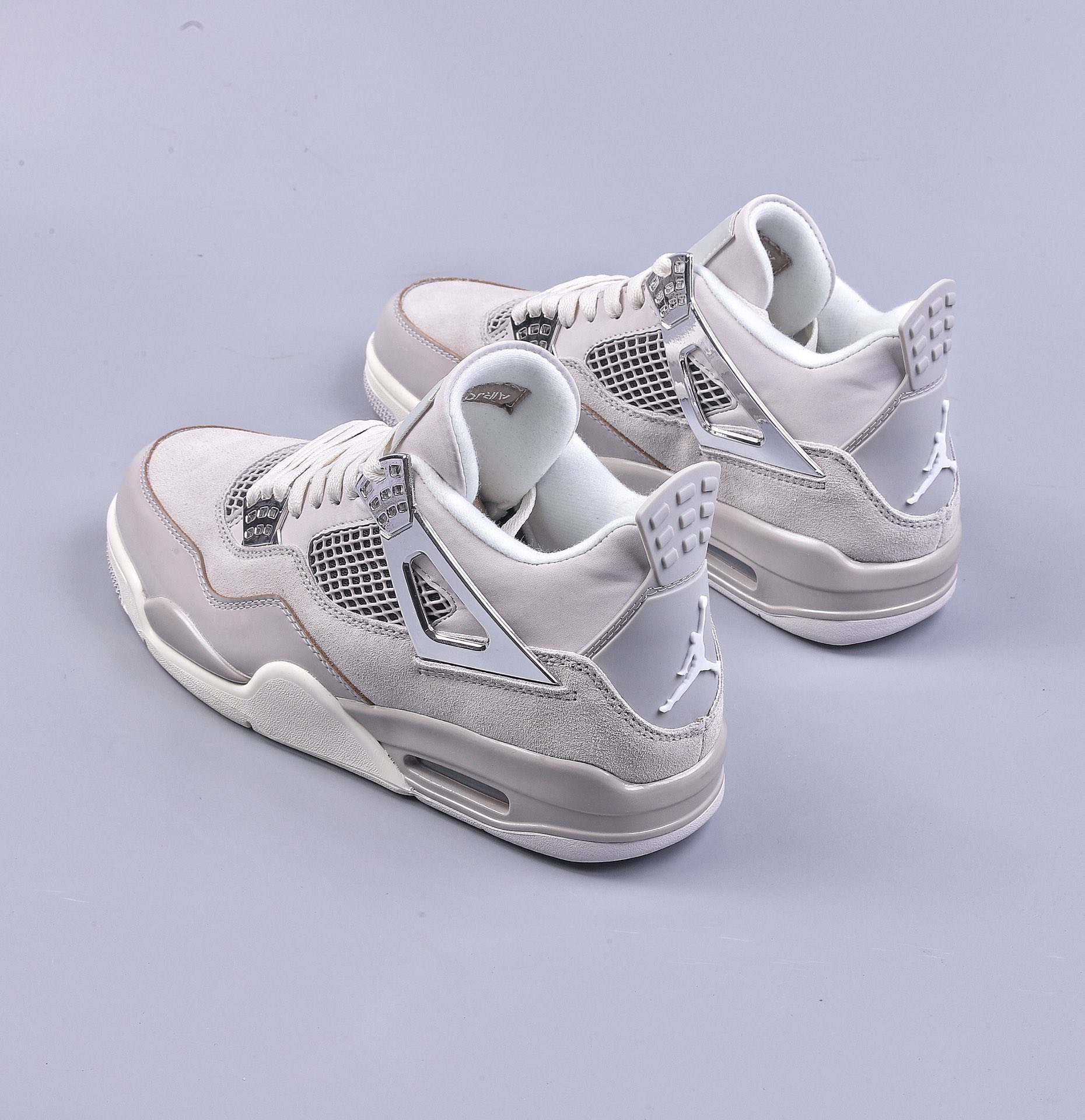 TNT Air Jordan 4 WMNS ”Frozen Moments” Silver Plated AQ9129-001