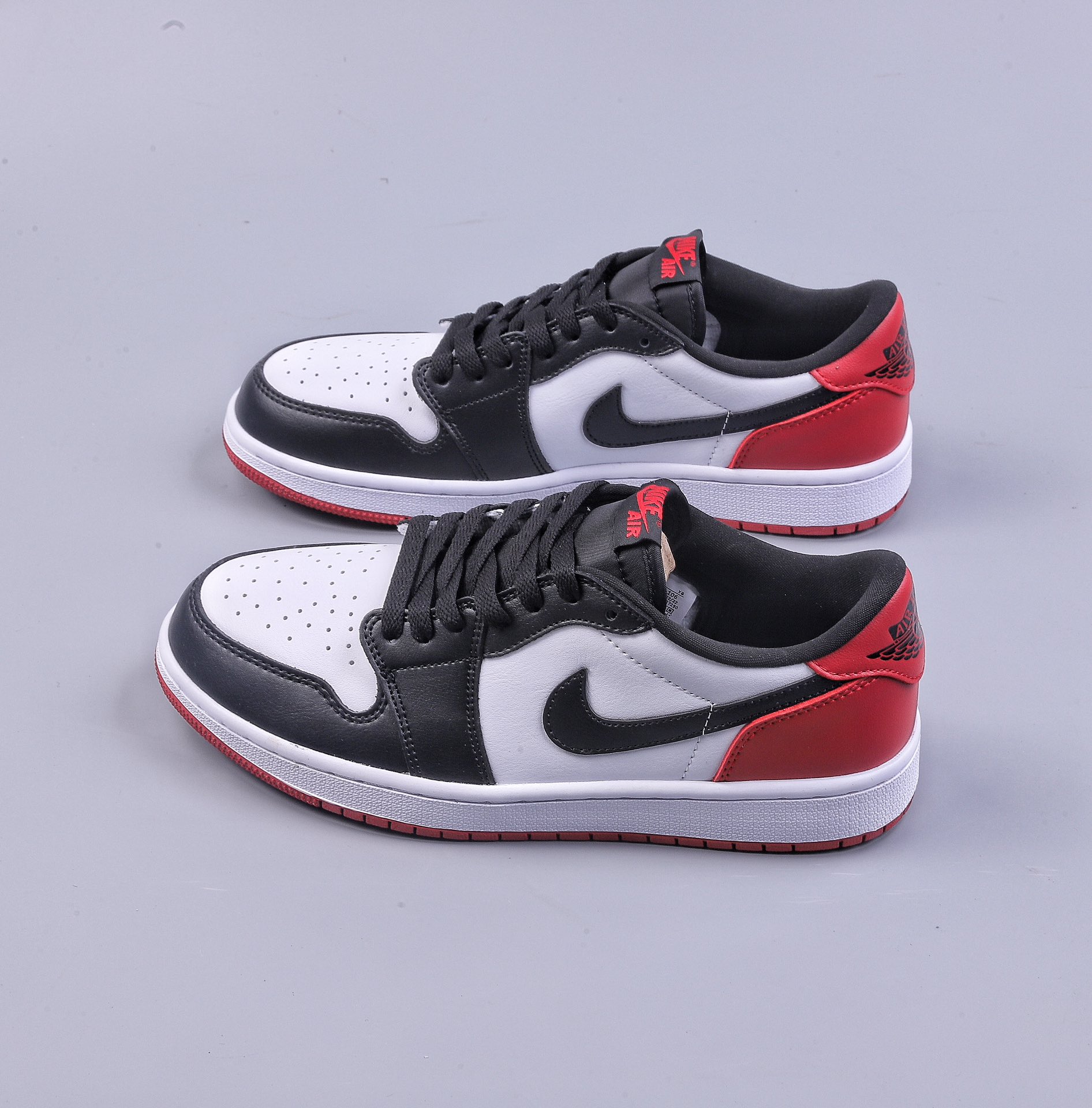 Foreign trade Air Jordan 1 Low ”Black Toe” AJ1 Joe 1 new black toe culture leisure sports shoes CZ0790-106