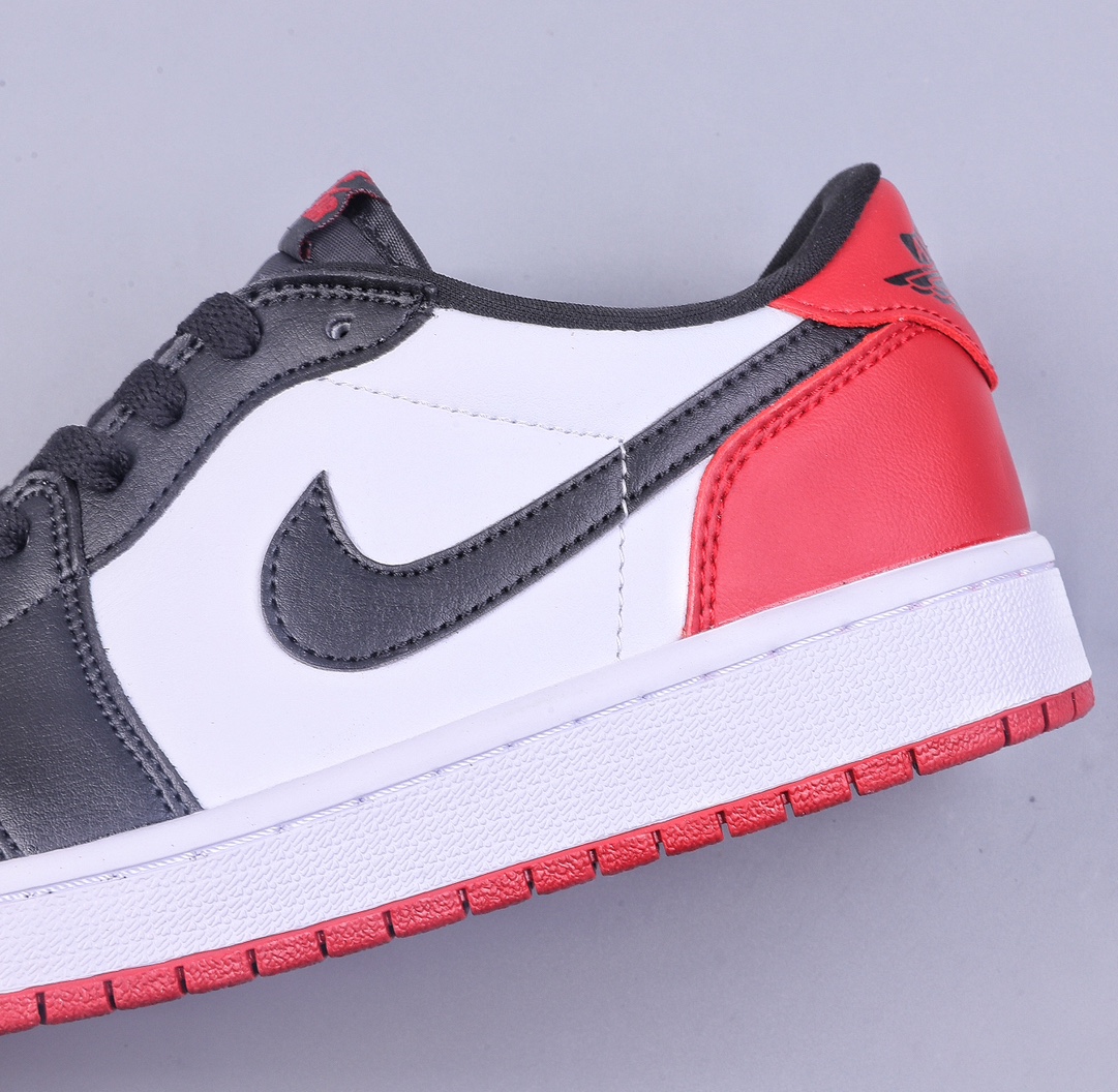 Foreign trade Air Jordan 1 Low ”Black Toe” AJ1 Joe 1 new black toe culture leisure sports shoes CZ0790-106