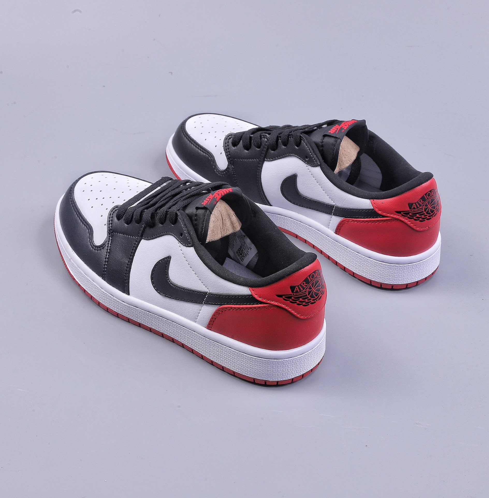 Foreign trade Air Jordan 1 Low ”Black Toe” AJ1 Joe 1 new black toe culture leisure sports shoes CZ0790-106