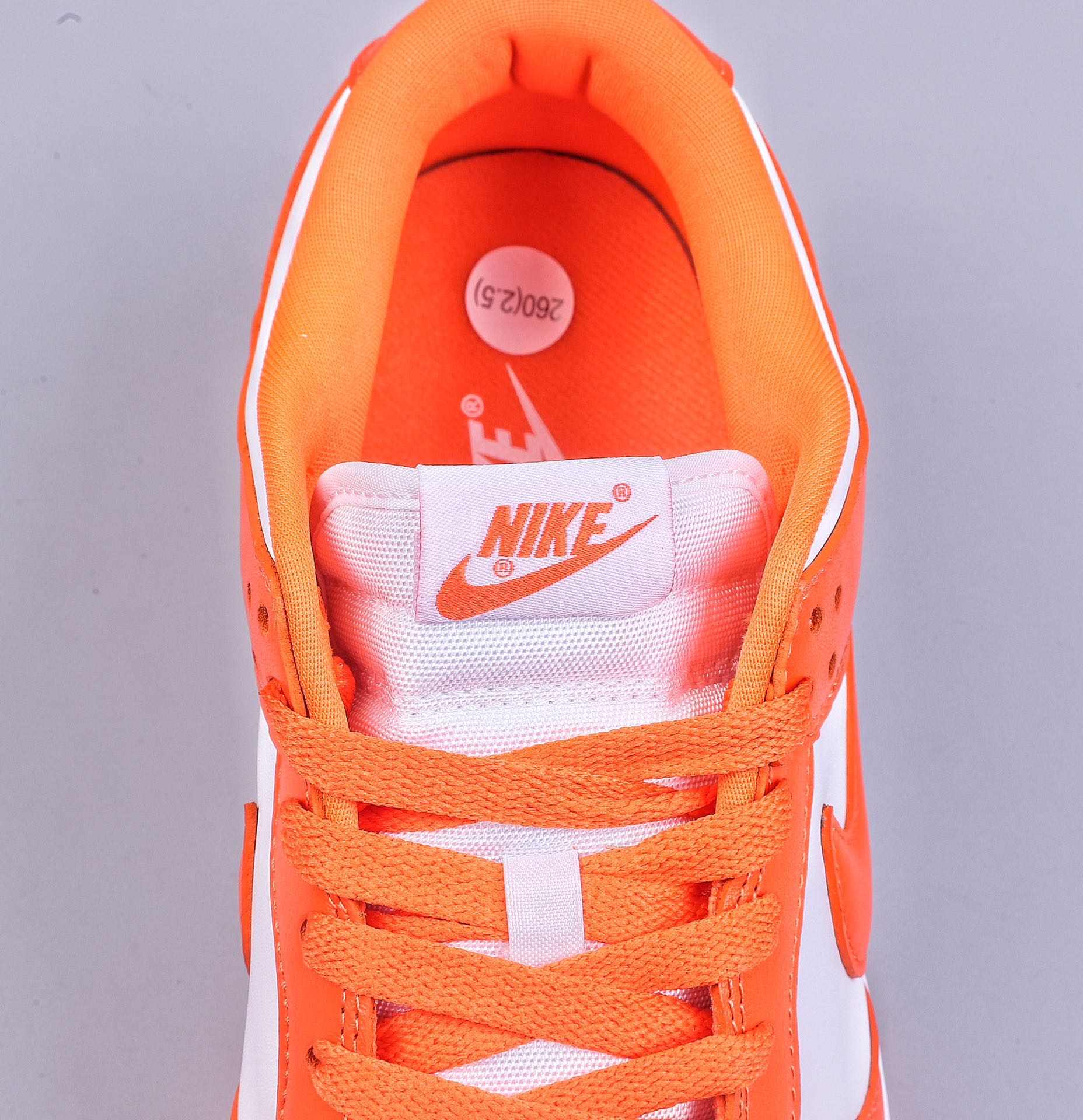 N NK Dunk Low SP White Orange CU1726-101