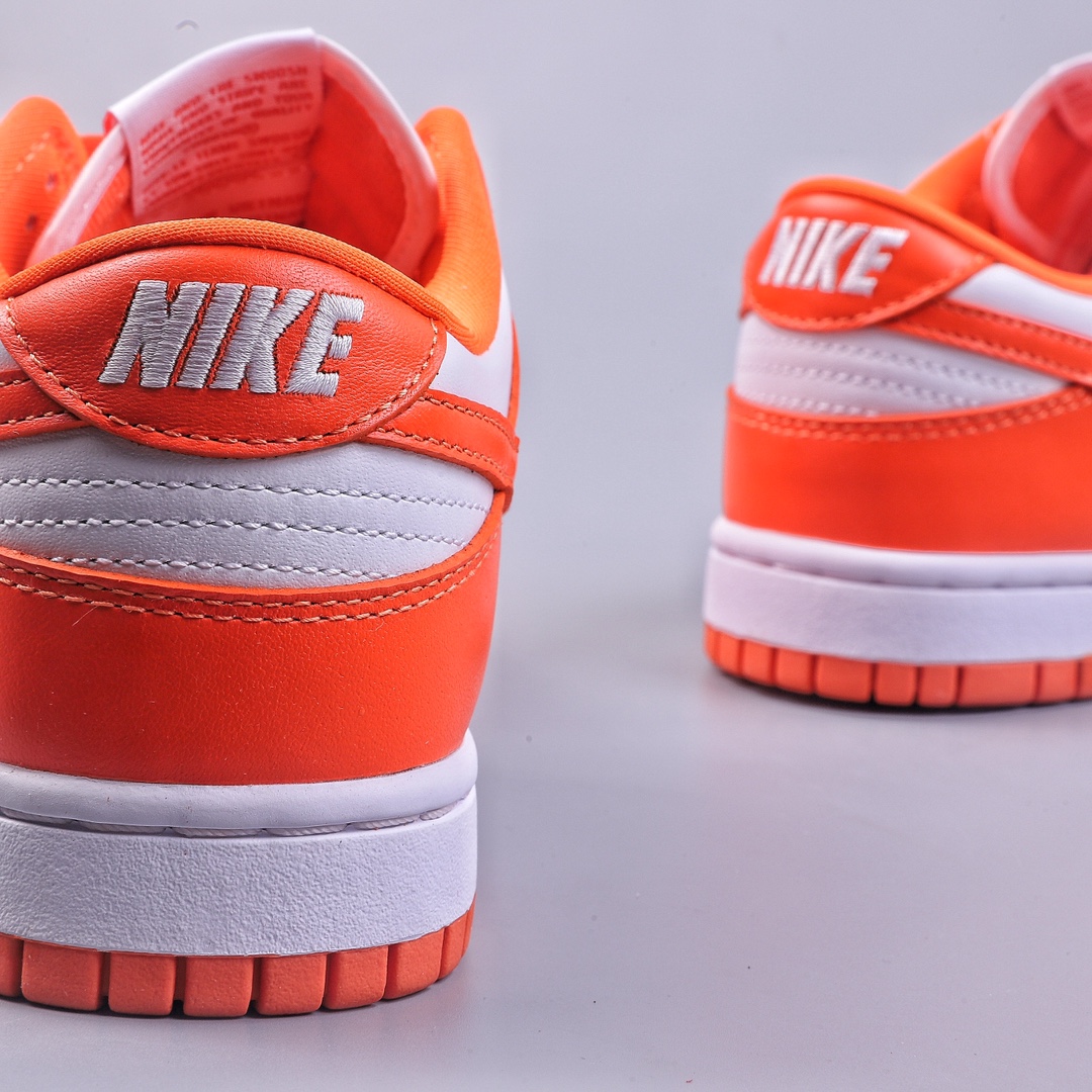 N NK Dunk Low SP White Orange CU1726-101