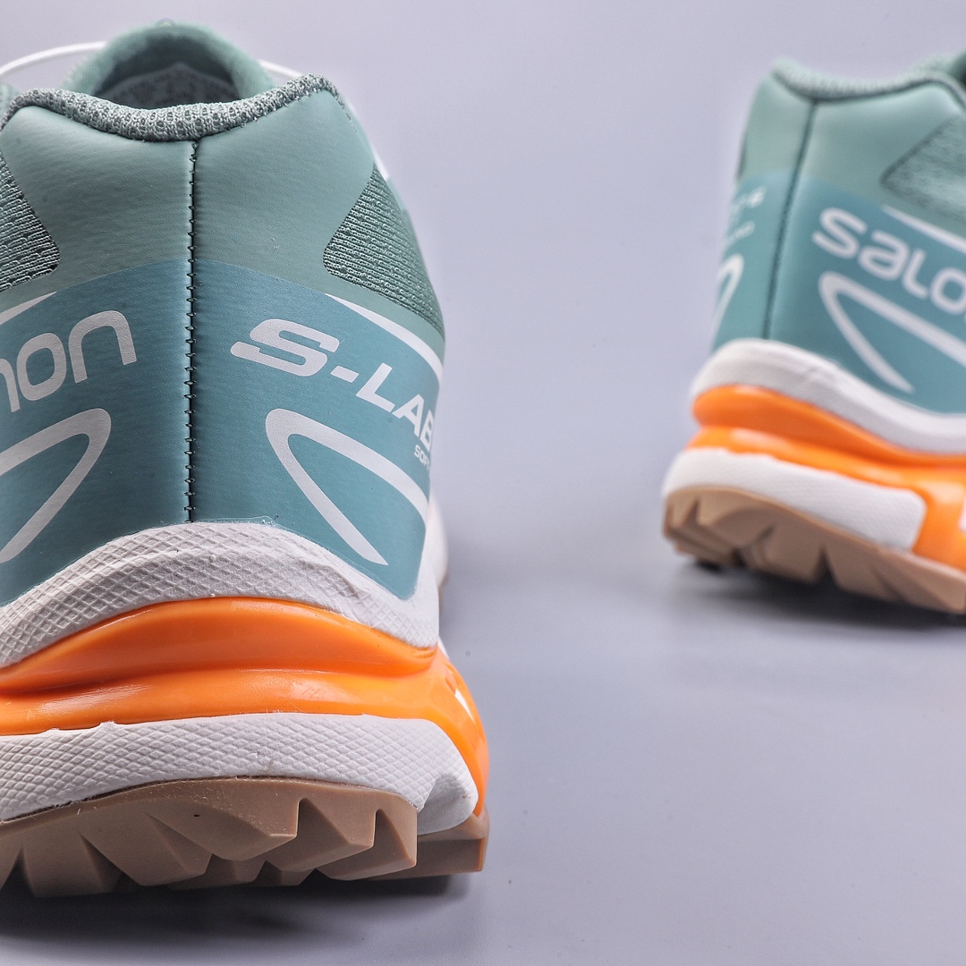 Green X Salomon XT-6 Retro Functional Outdoor Running Shoes