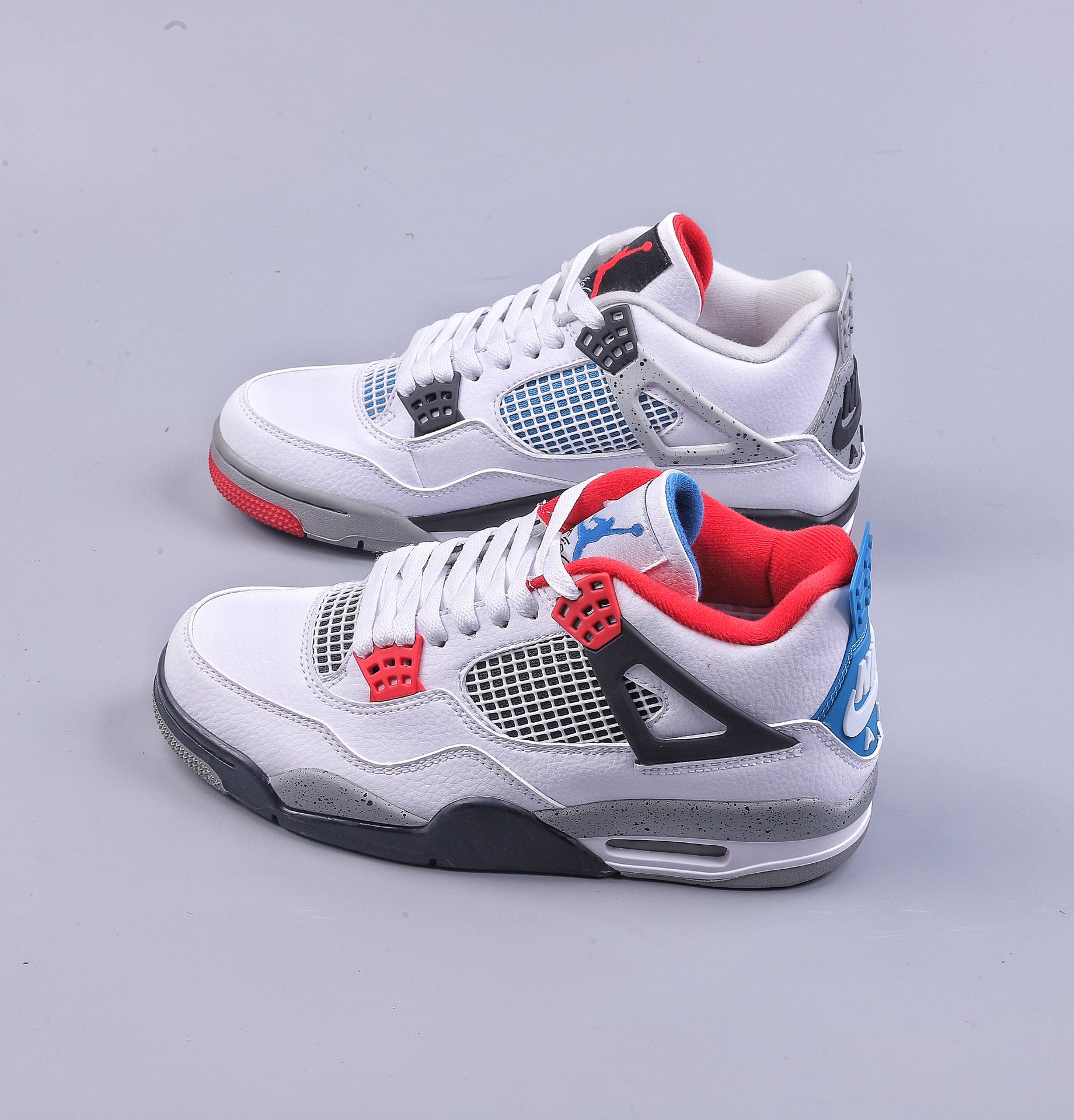 PB Air Jordan AJ4 Retro Red and Blue CI1184-146