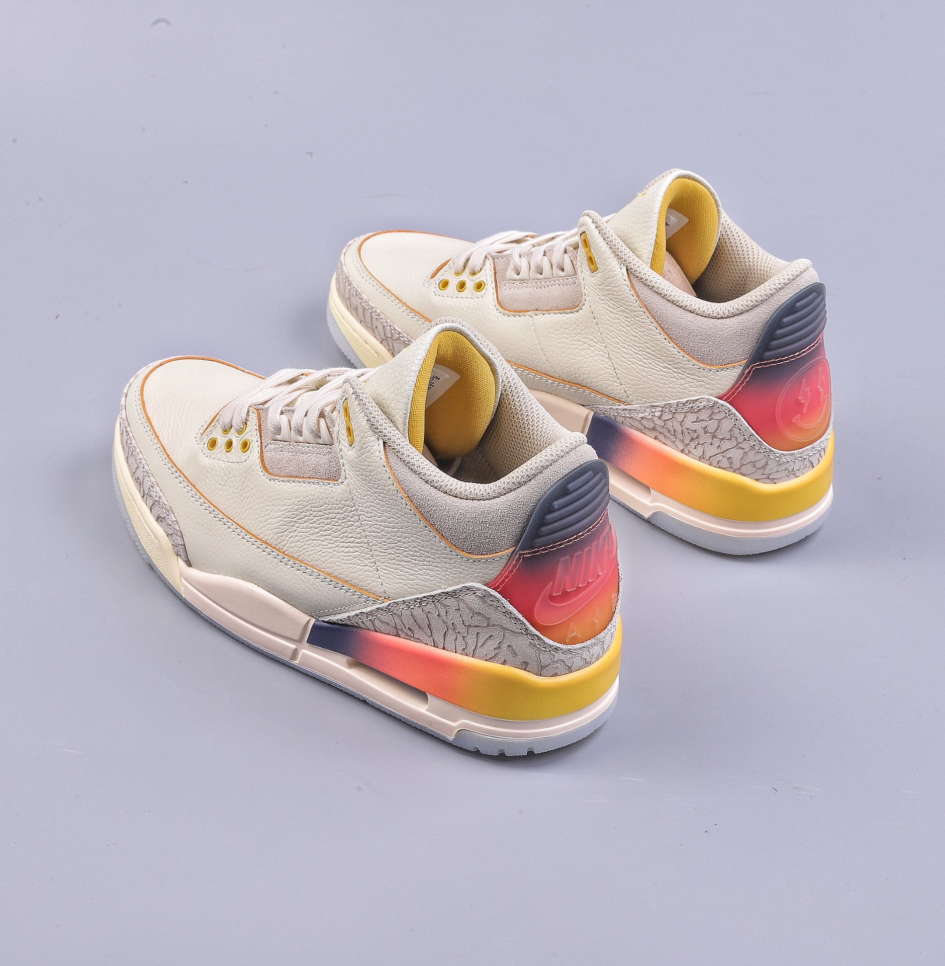 W Air Jordan 3 Retro AJ3 Joe 3 Rainbow Gradient FN0344-901