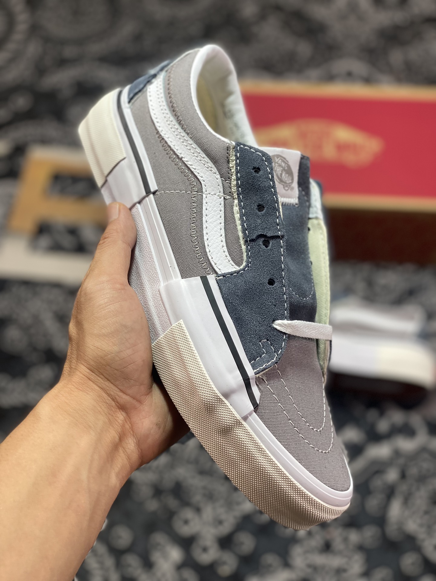 150  Vans Sk8-Low Reconstru 解构主义以经典Sk8-Low解构融入车缝线