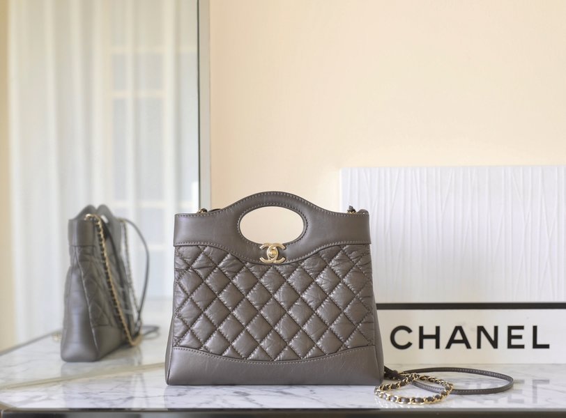 Chanel AAAA Handbags Tote Bags Coffee Color Calfskin Cowhide Fashion Mini