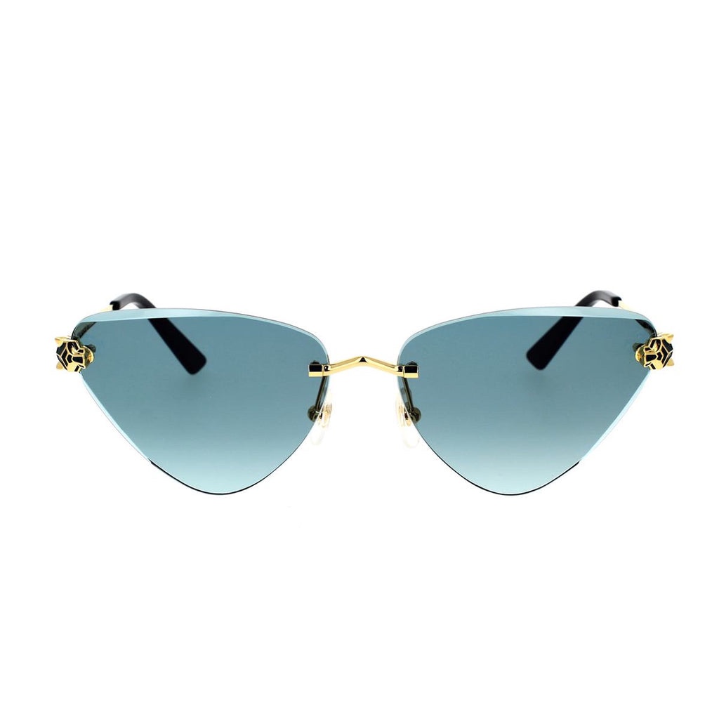  钻石切割工艺 💎经典豹子头
Cartier金灿灿镀金
CT0399S
size：62口15-145✔️