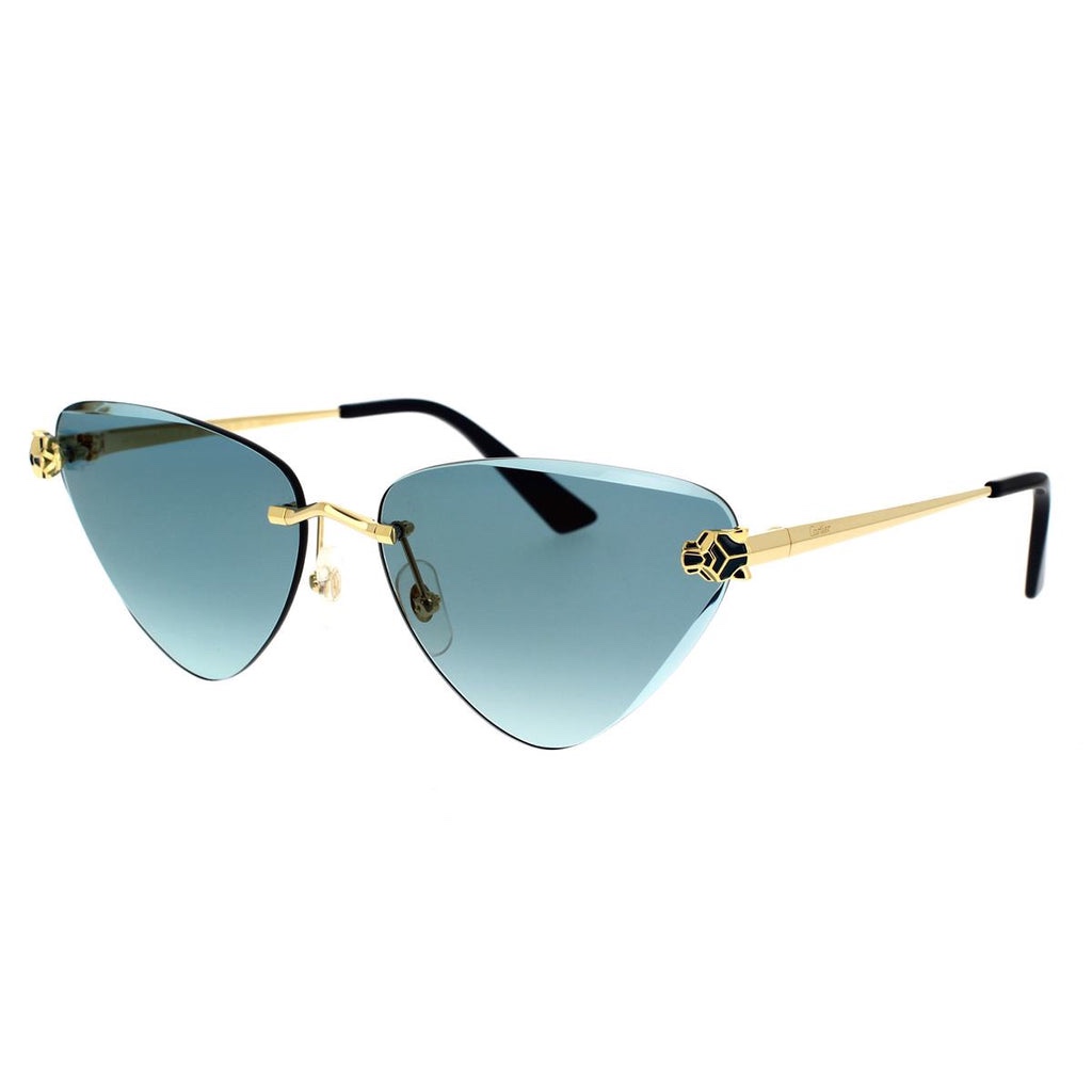  钻石切割工艺 💎经典豹子头
Cartier金灿灿镀金
CT0399S
size：62口15-145✔️