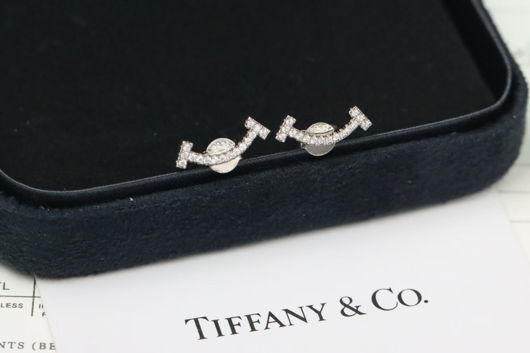 Tiffany & Co. Tiffany&Co. 微笑耳钉 925银
