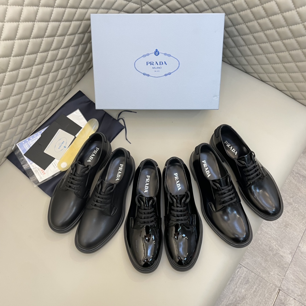 Precio de venta: P290 Calidad de gama altaMarca: Prad* "Prada*" Zapatos de pielTalla: 38-44 (45,46 d