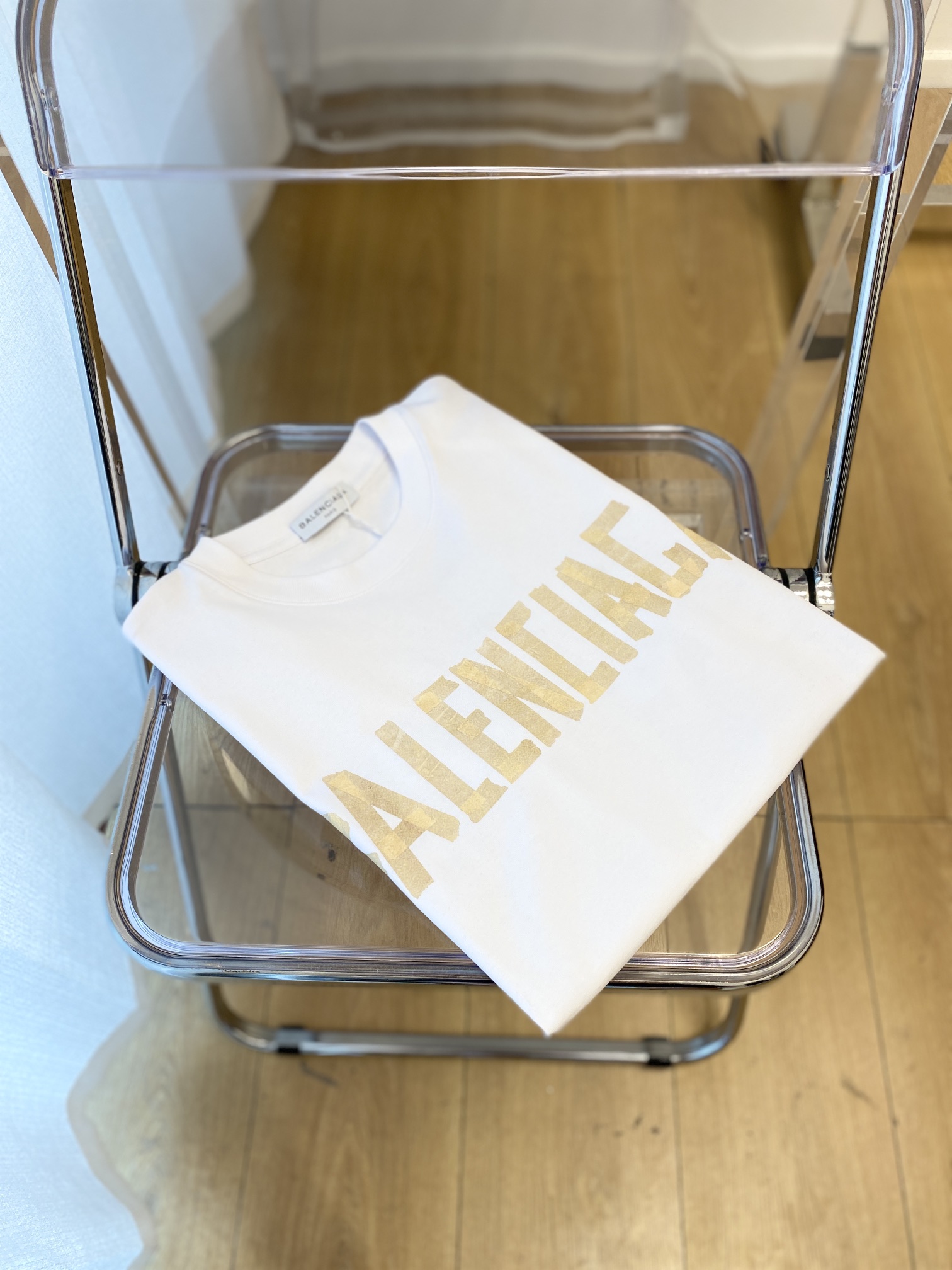 Balenciaga Clothing T-Shirt Printing Cotton Fashion Short Sleeve