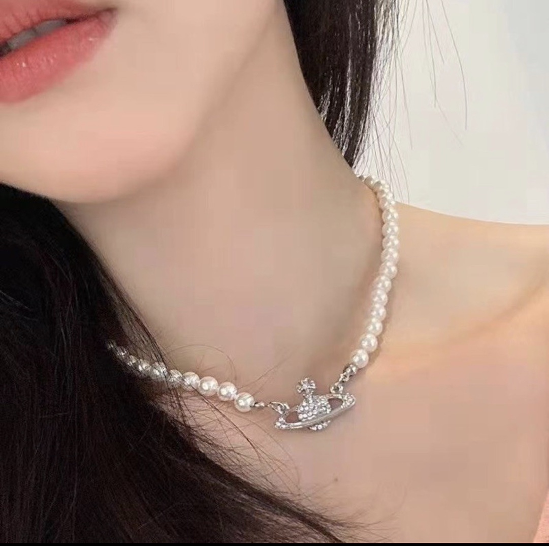 Vivienne Westwood 新品上架西太后浮雕珍珠项链