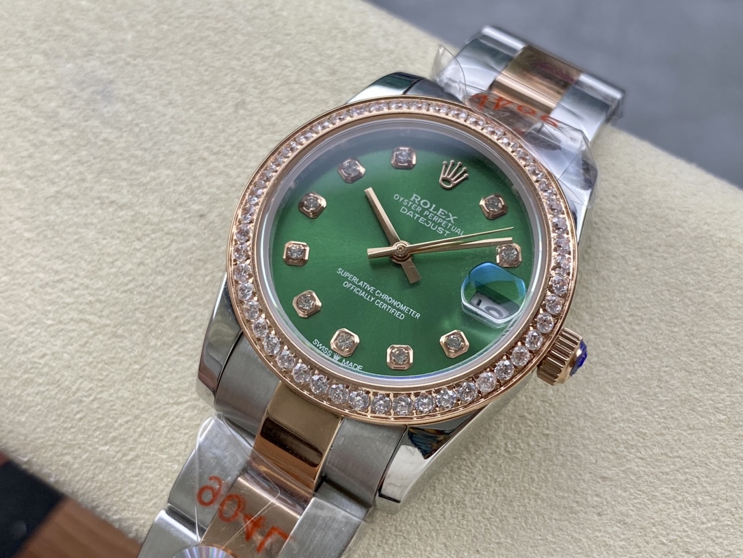 SK Factory 女性用 労力士Rolex 日誌型31mm 自動巻き腕時計