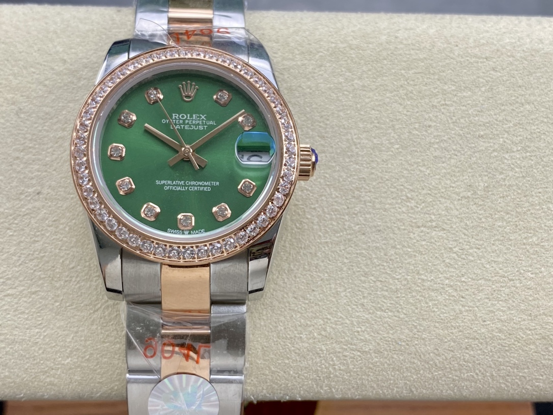 SK Factory 女性用 労力士Rolex 日誌型31mm 自動巻き腕時計