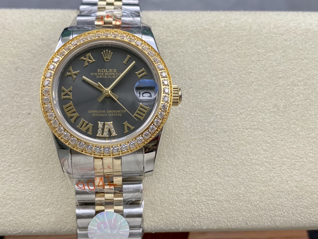 SK Factory 女款 劳力士Rolex 日志型31mm 自動機械腕時計