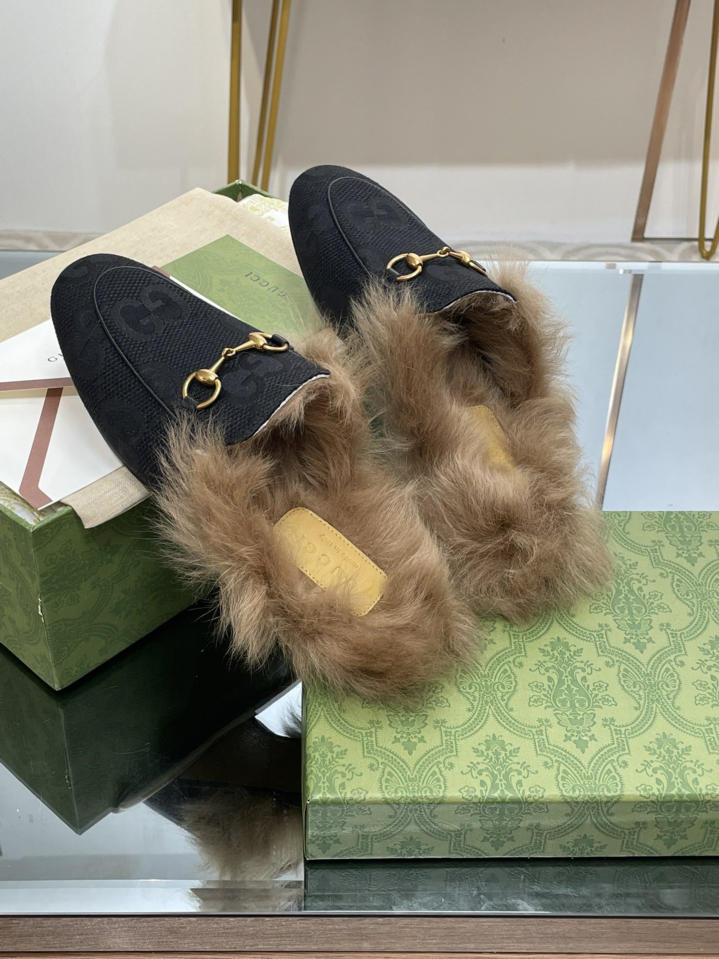Gucci GG Jacquard Loafer Mule with Horsebit Detail Size 35-42 6 i1691494795 5072 4
