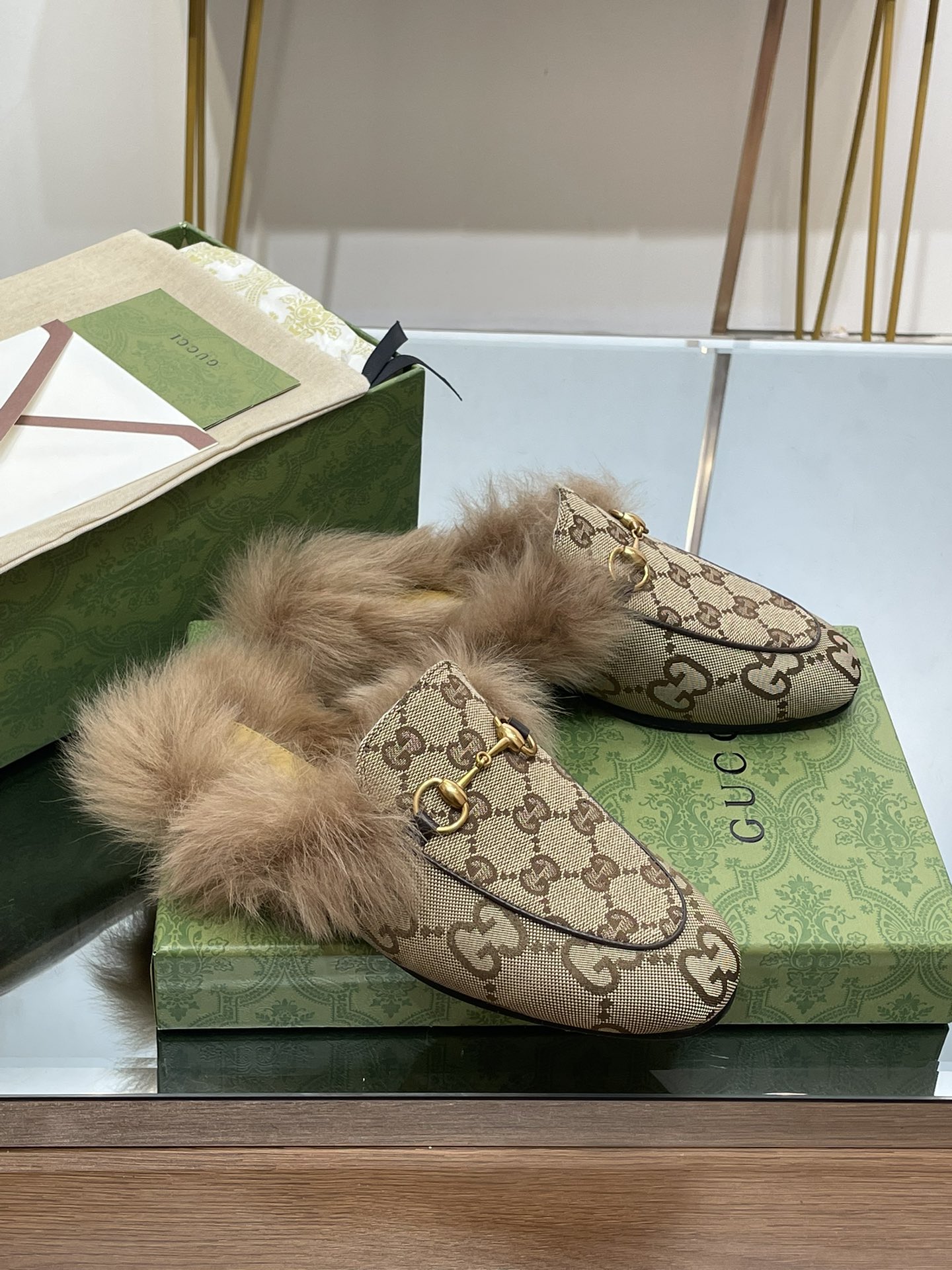 Gucci Princetown Slippers: Classic GG Canvas with Horsebit Detail, Size 35-42 4 i1691495954 2400 2