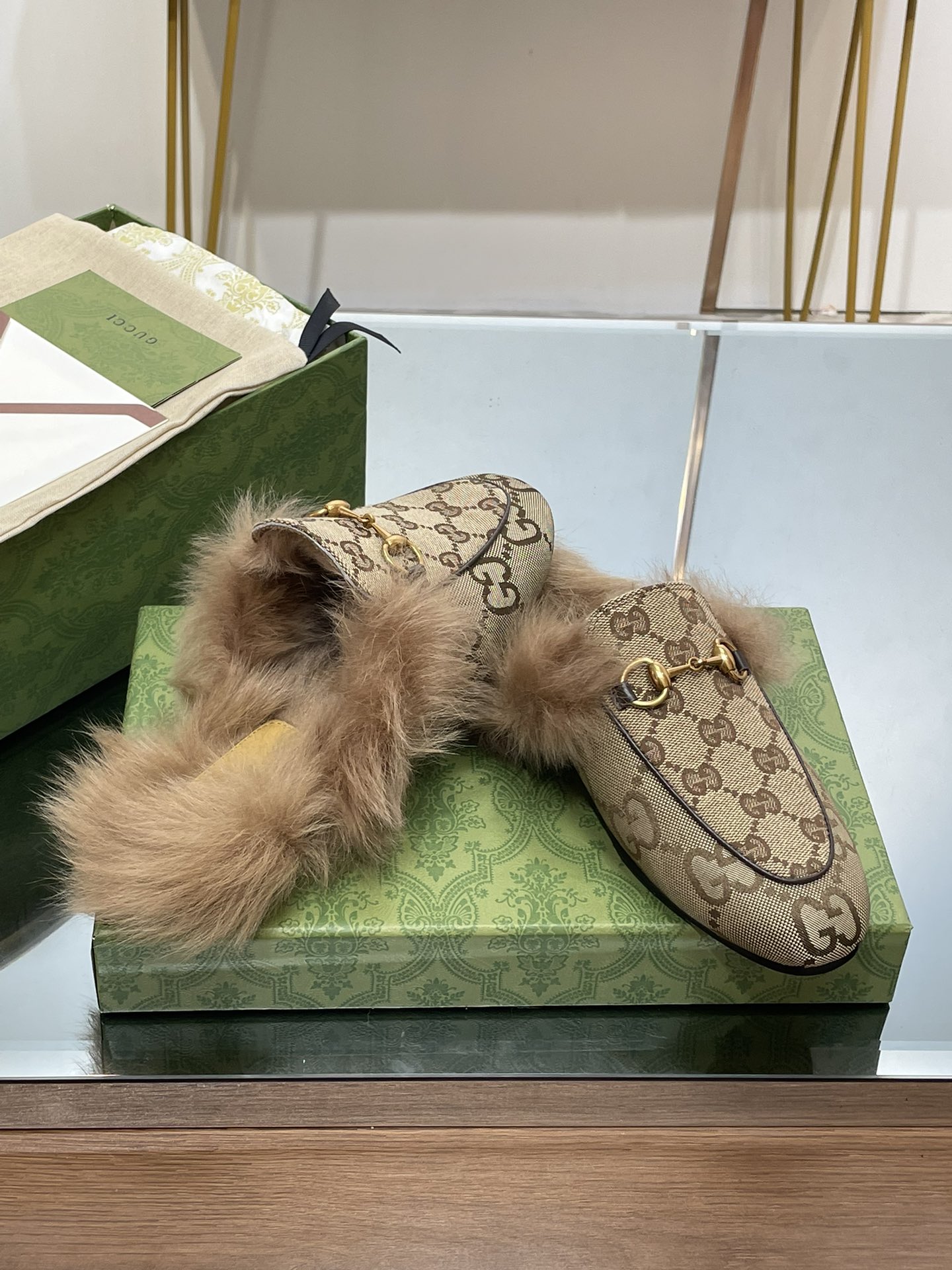 Gucci Princetown Slippers: Classic GG Canvas with Horsebit Detail, Size 35-42 8 i1691495954 3446 6
