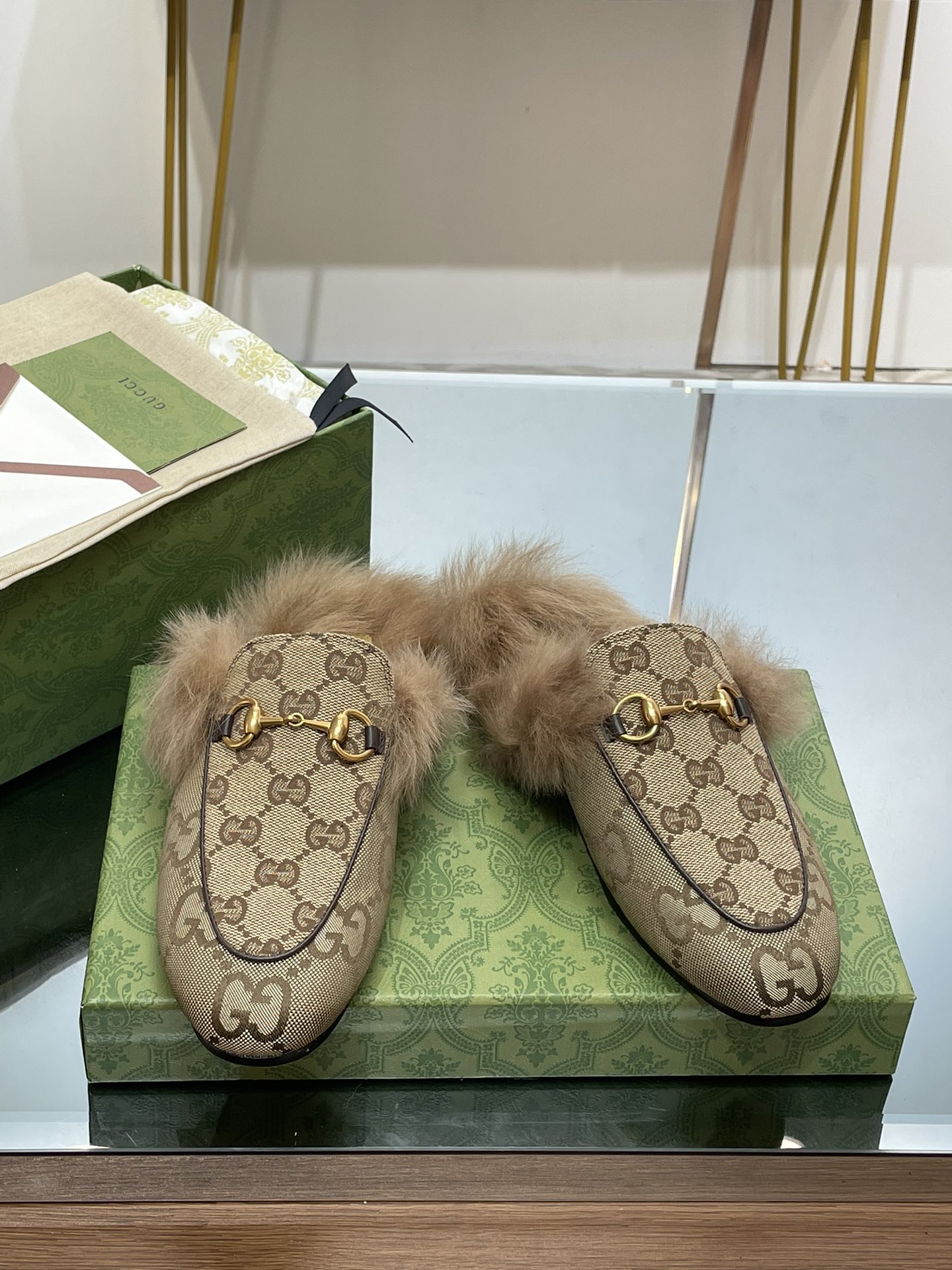 Gucci Princetown Slippers: Classic GG Canvas with Horsebit Detail, Size 35-42 3 i1691495954 5019 1
