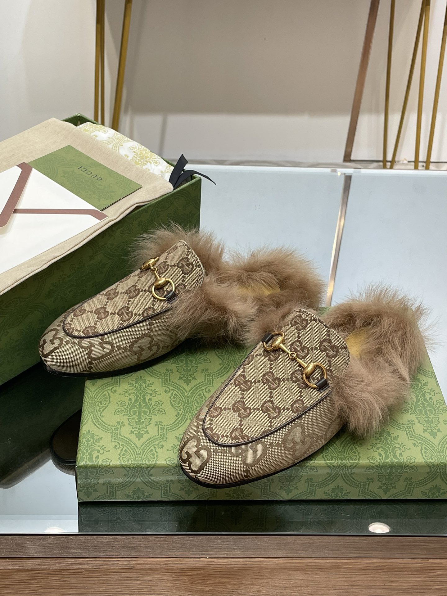 Gucci Princetown Slippers: Classic GG Canvas with Horsebit Detail, Size 35-42 7 i1691495954 7024 5