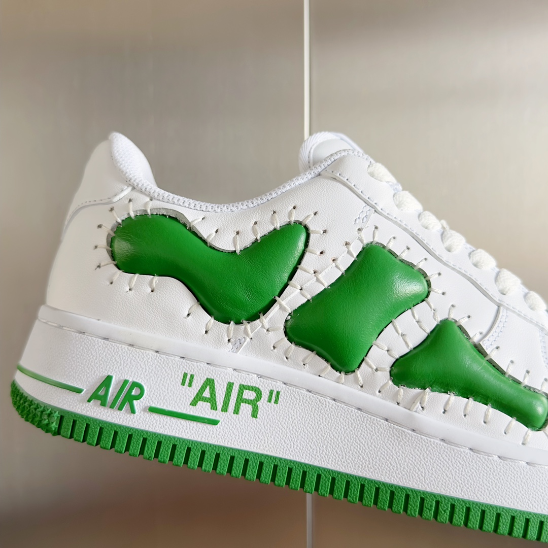 Handmade Zirconium Nike Air Force 1 Recreational Sports Shoes with Unique Design - 图片 8