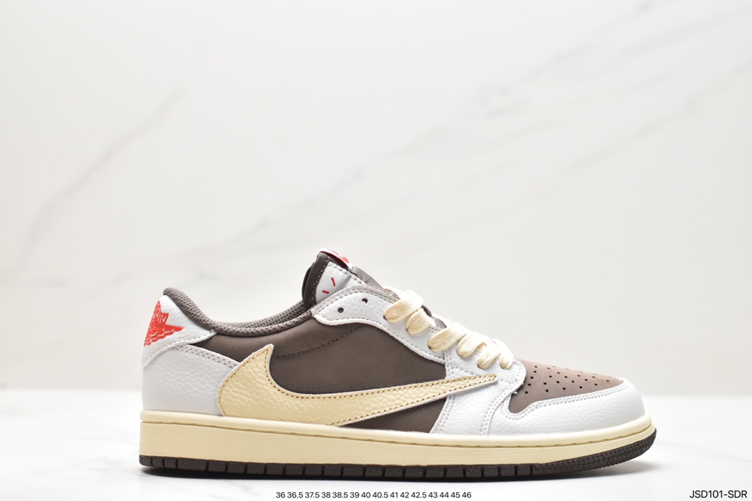 200 Travis Scott x Nike Air Jordan 1 Low OG SP”Black/Green Toe”AJ1乔丹一代篮球鞋 DM7866-001