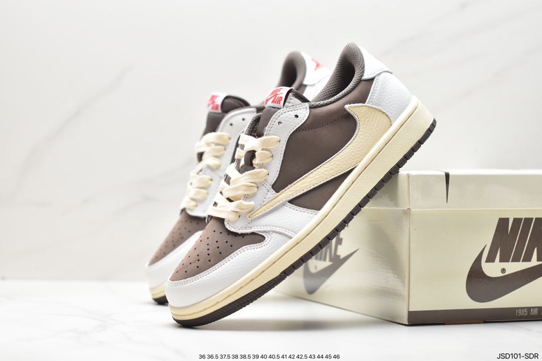 200 Travis Scott x Nike Air Jordan 1 Low OG SP”Black/Green Toe”AJ1乔丹一代篮球鞋 DM7866-001