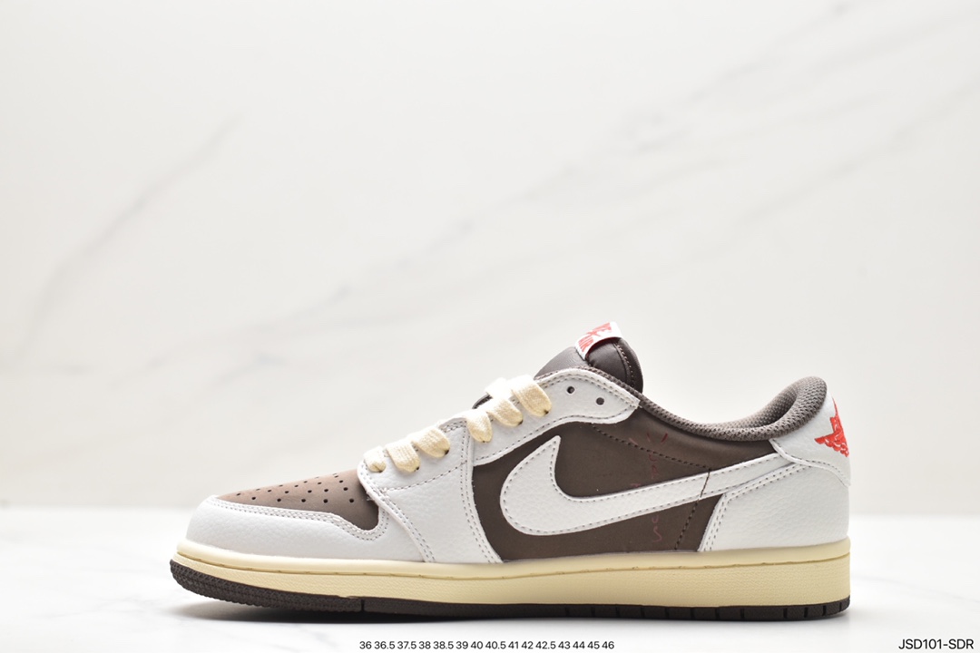 200 Travis Scott x Nike Air Jordan 1 Low OG SP”Black/Green Toe”AJ1乔丹一代篮球鞋 DM7866-001