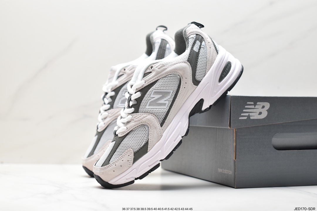 New Balance MR530TG series distressed silver grey