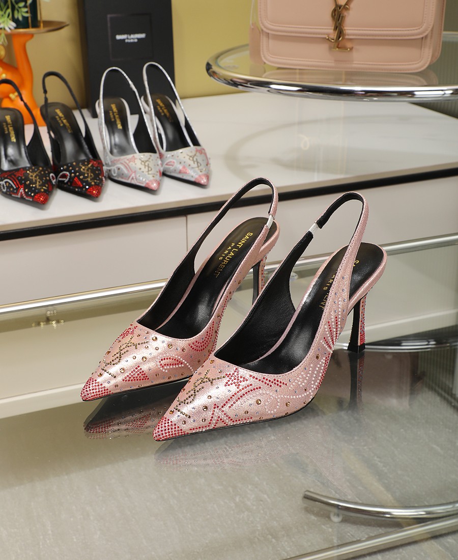 圣罗兰 Saint Laurent 经典高奢皮鞋鞋履高跟鞋 #A0A3646B 2