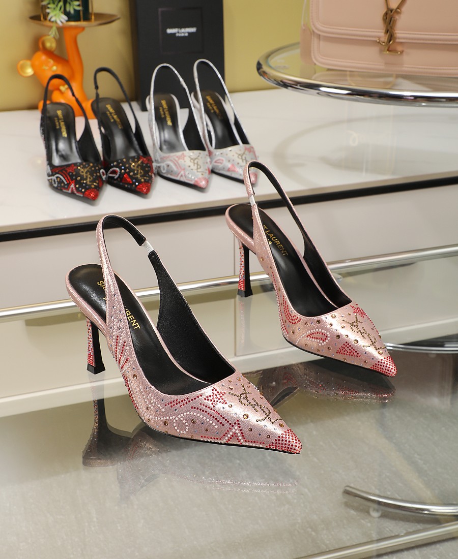 圣罗兰 Saint Laurent 经典高奢皮鞋鞋履高跟鞋 #A0A3646B 3
