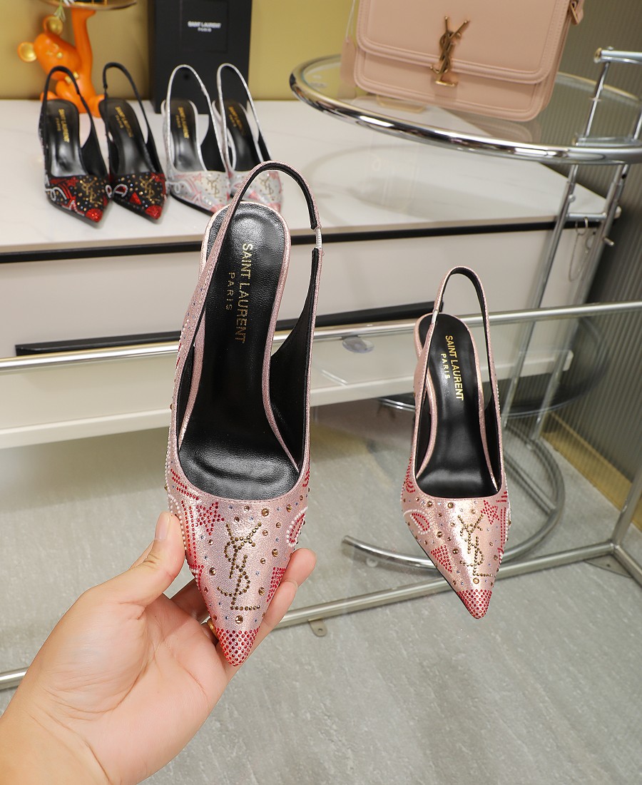 圣罗兰 Saint Laurent 经典高奢皮鞋鞋履高跟鞋 #A0A3646B 8