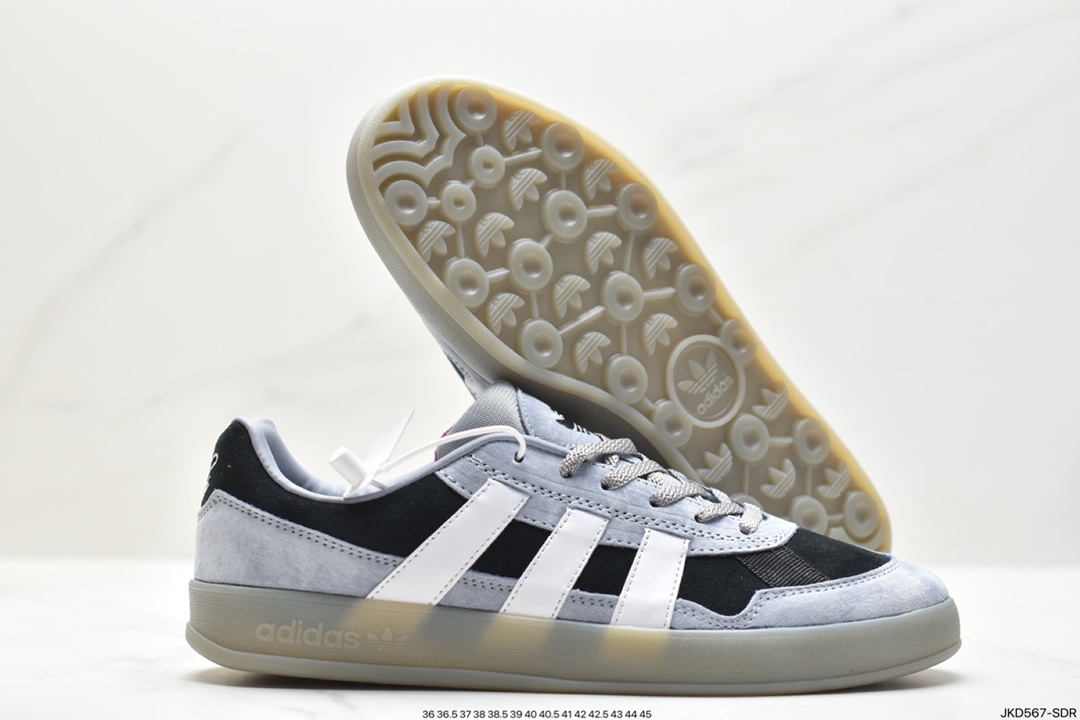 adidas originals Aloha Super ”One Black Eye” anti-slip shock-absorbing wear-resistant low-top sneakers HQ2032