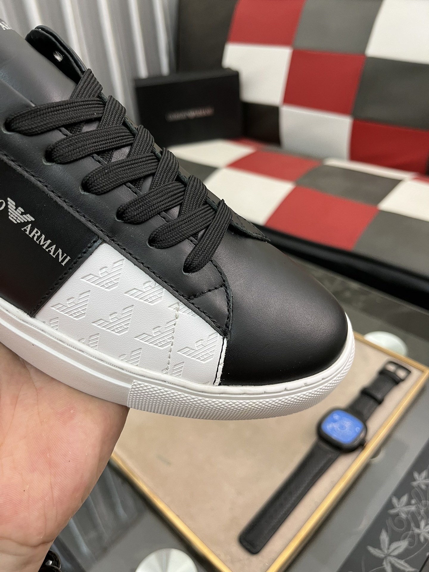 P: [Armani] hombres nuevos zapatos casuales modelos de marea, mano de obra de alta calidad, la moda 