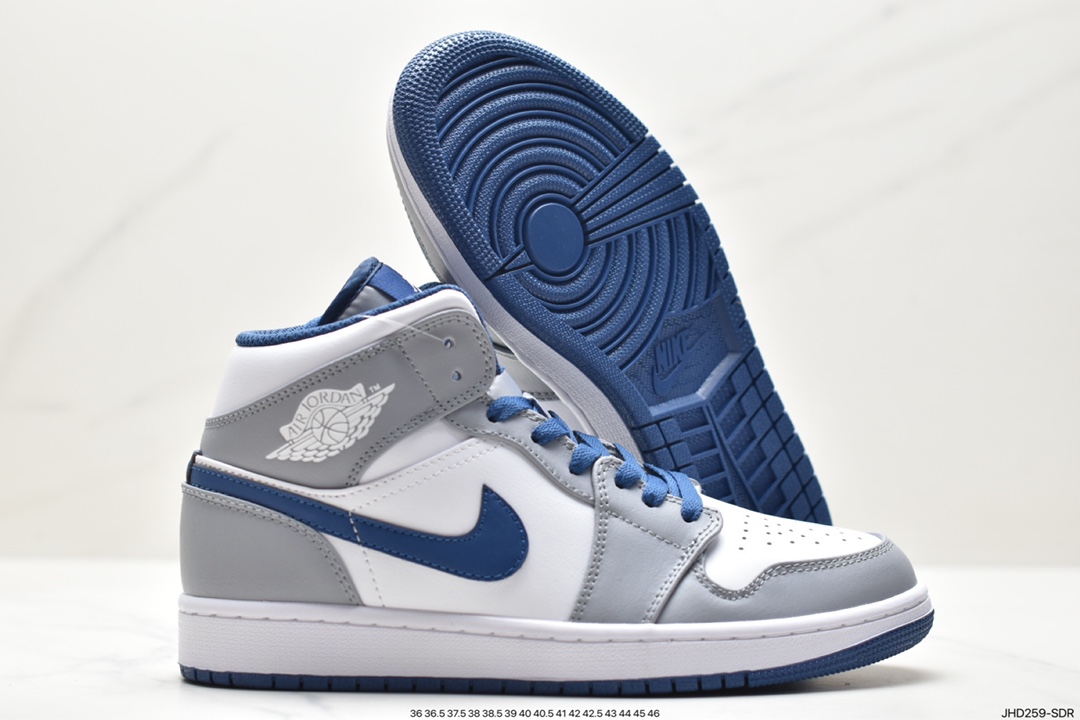 Nike Air Jordan 1 Mid” AJ1 mid-top Jordan first generation mid-top basketball shoes DQ8426-014