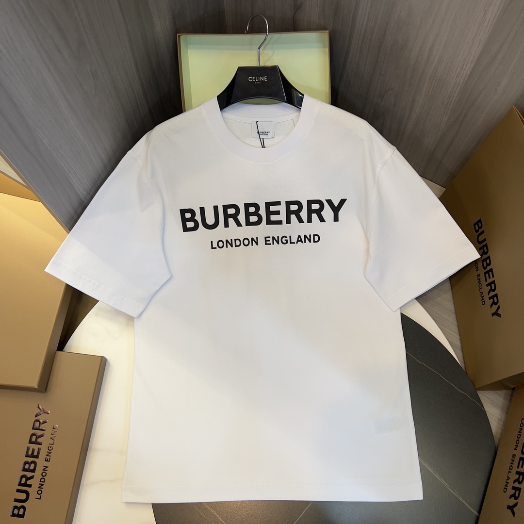 Burberry Gefälscht
 Kleidung T-Shirt Unisex Baumwolle Kurzarm