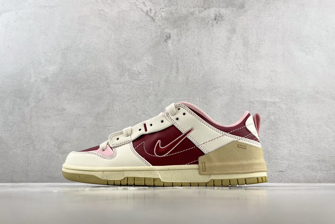 Nike Dunk Low Disrupt 2 mValentine’ s Day”红白色 情人节 FD4617-667