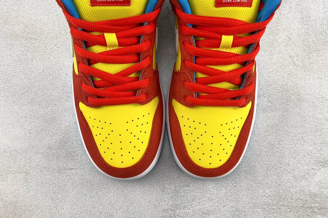 Nike Dunk SB Low Pro ”Bart Simpson” Yellow Orange BQ6817-602