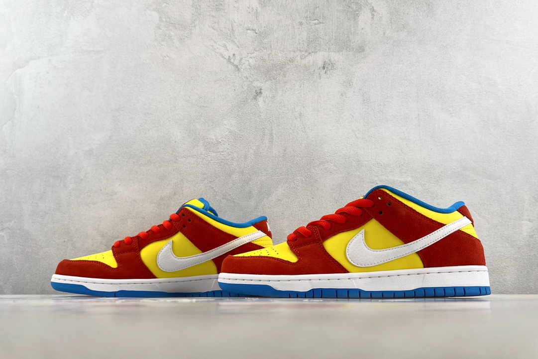 Nike Dunk SB Low Pro ”Bart Simpson” Yellow Orange BQ6817-602