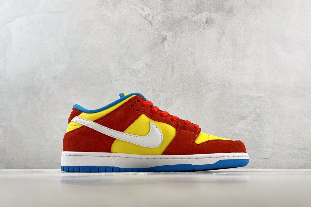 Nike Dunk SB Low Pro ”Bart Simpson” Yellow Orange BQ6817-602