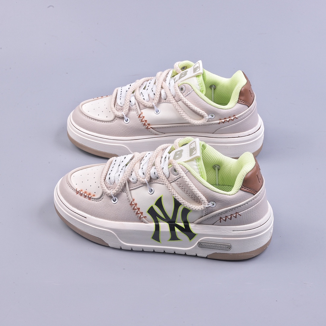 MLB NY ins Douyin Kuaishou Xiaohongshu Internet celebrity dad shoes Korean Yankees NY big logo trendy dad shoes