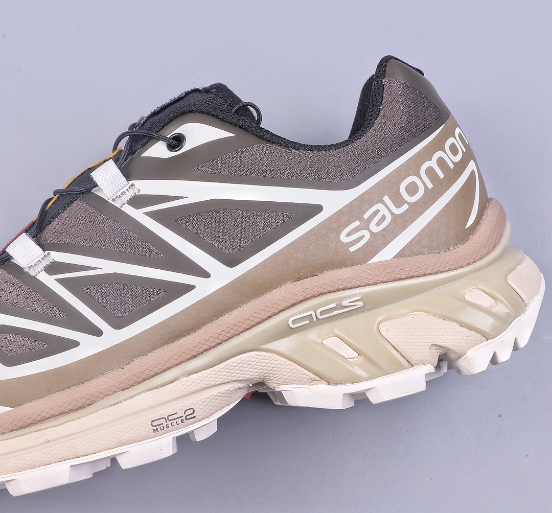 Green X Salomon XT-6 Retro Functional Trend Casual Running Shoes 473058-20