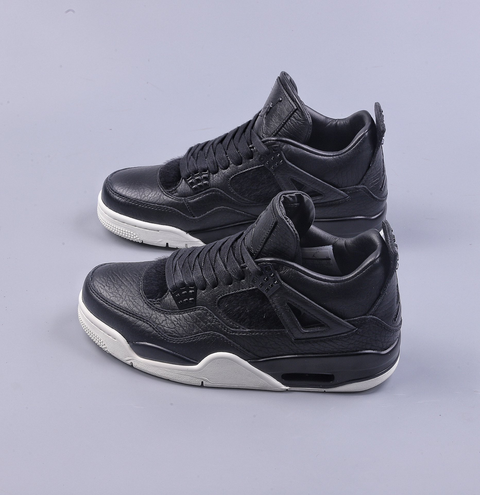 GB Air Jordan 4 Premium ”Pony Hair” AJ4 Joe 4 Luxury Black 819139-010