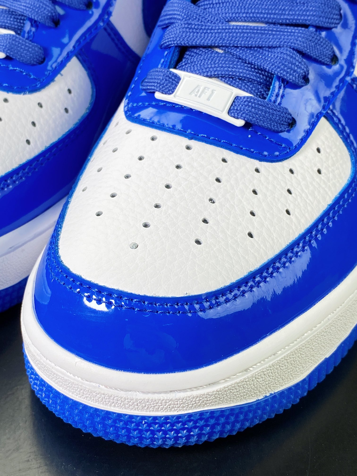 Air Force 1'07 Low”Royal Blue/White” Air Force One series sneakers ”Patent Leather Royal Blue and White” HP3656-555