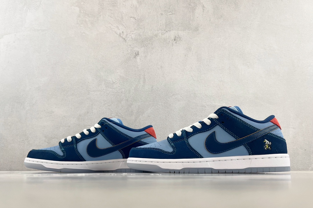 Why So Sad x Nike Dunk SB Low PRM WSS 蓝色 DX5549-400