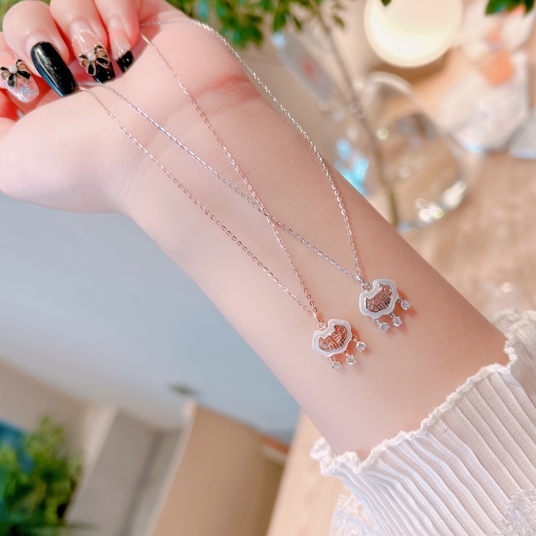 Nickelfreies Silber Kette Rein Heiratsantrag Gold