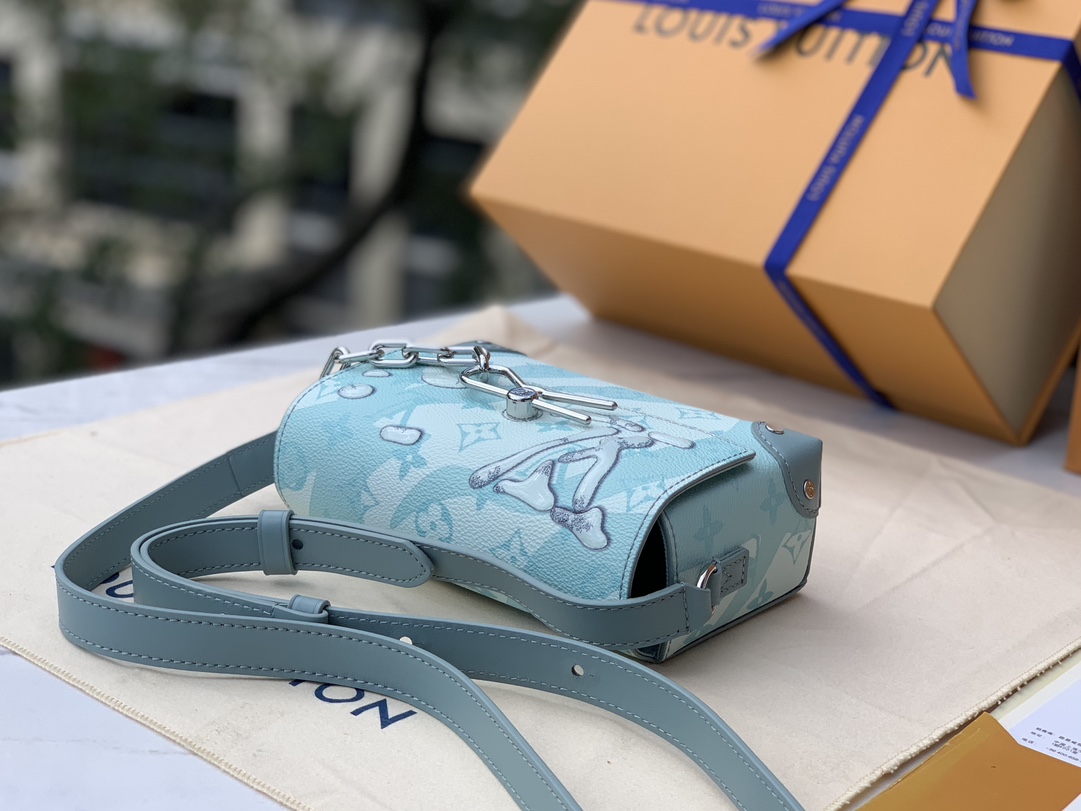 🌼 m22637尺寸18 x 11x 6.5cm香港渠道特供 LVM22637 夏日限量版水滴浅绿色St