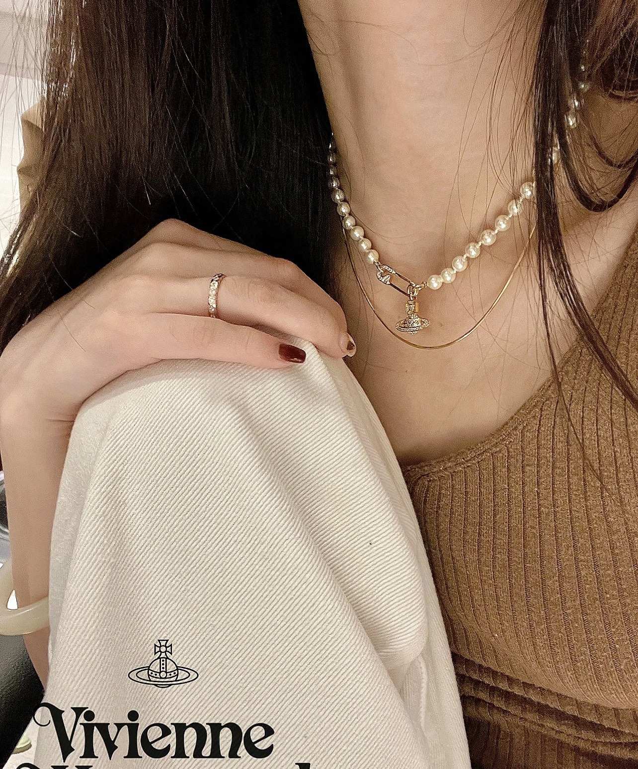 Vivienne Westwood 新品上架西太后镶嵌别针项链